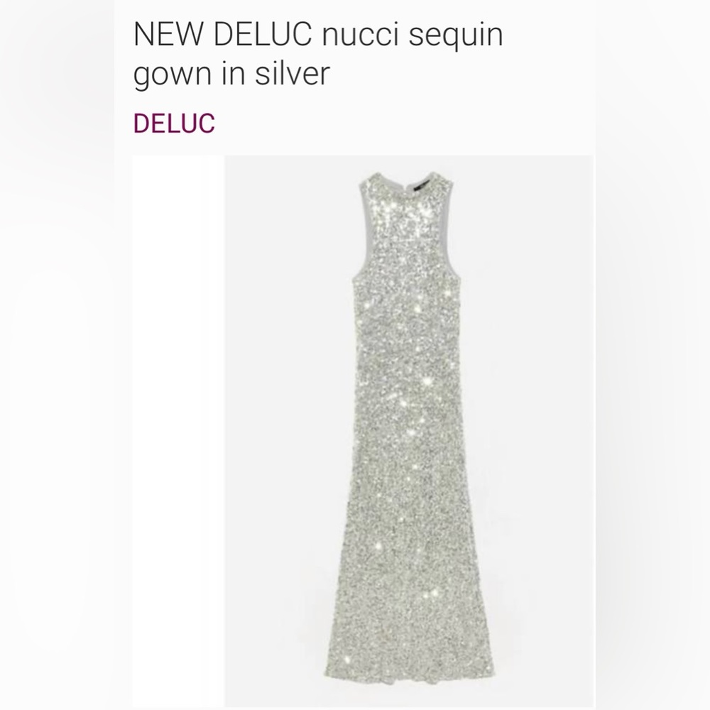 Deluc Nucci Sequin Gown in M